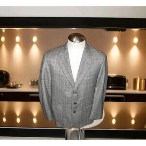 Vintage Hickey-Freeman 100% Wool Blazer 42R